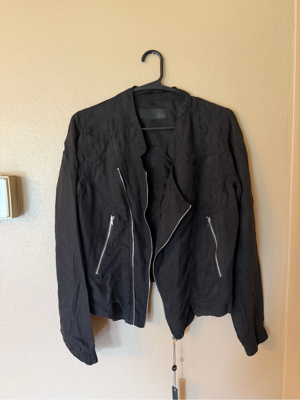 NWT BLANKNYC Black Suede Moto Jacket